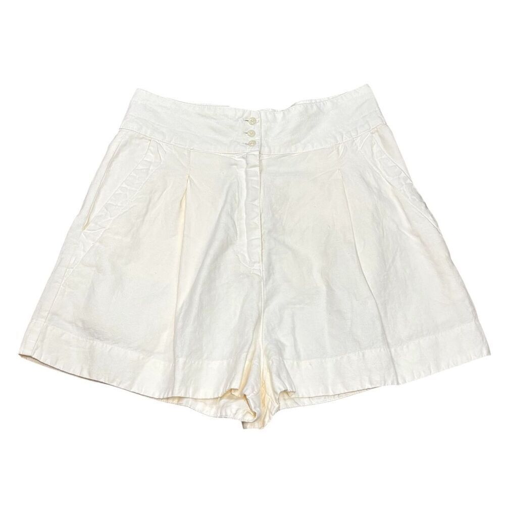 Burning Torch High Waisted Utility Short in Off White NWT Size Small